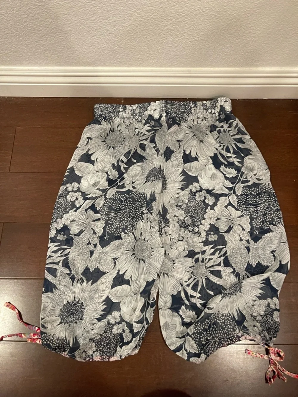liberty x target sheer floral pajamas set medium